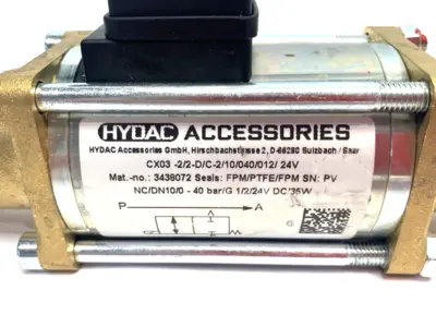 New | in-Stock Hydac Direct Acting Coaxial Valve 3438072 Pump & Valve Parts Michigan US | Maverick Industrial Sales #1487338