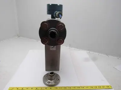 Micro Motion  F100SI128SU Stainless Steel Mass Flow Sensor Tank 1" Flange