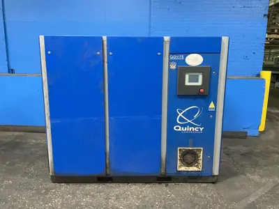 Used 2013 QUINCY COMPRESSOR QGV75 Rotary Screw & Sliding Vane Air Compressors Ohio US | HGR 24 #1482243