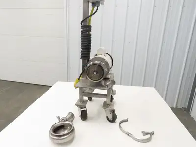SPX Waukesha C114 Stainless Sanitary Centrifugal Pump 1.5x1.5" 1Hp 115/230V 1PH