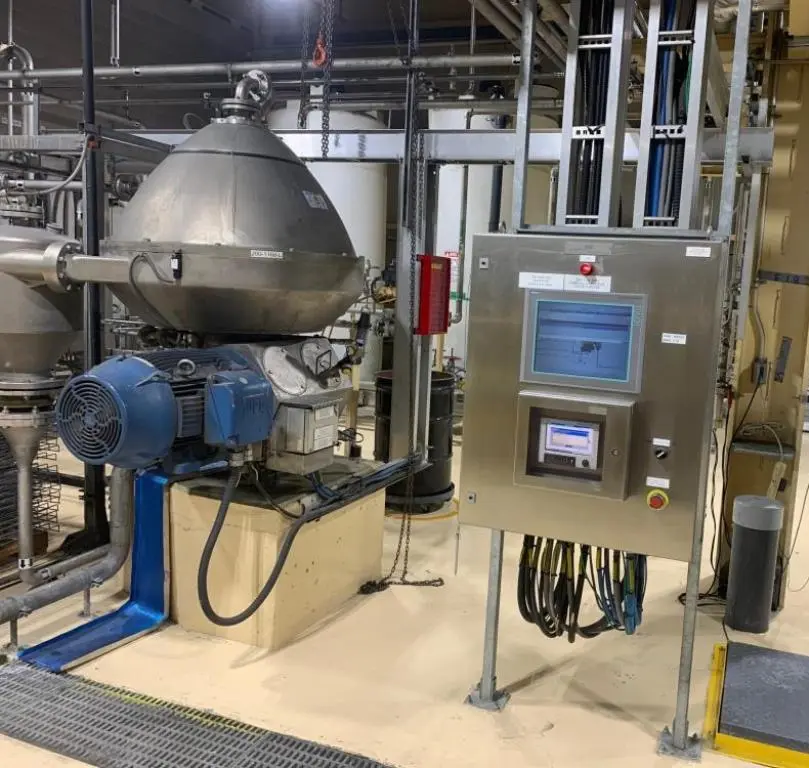 Alfa-Laval CH-700C hermetic clarifier centrifuge, 316SS.