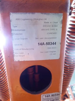 ABB IRB 1410 M2004 Type B 6 Axis Industrial Robot Arm Used