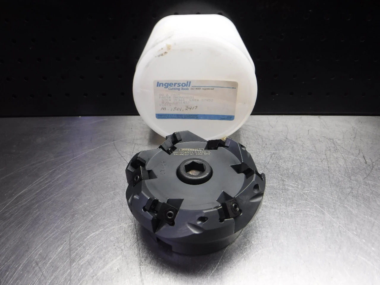 Ingersoll 4" Indexable Facemill 1.5" Arbor 5N2V04R01 (LOC3051B)
