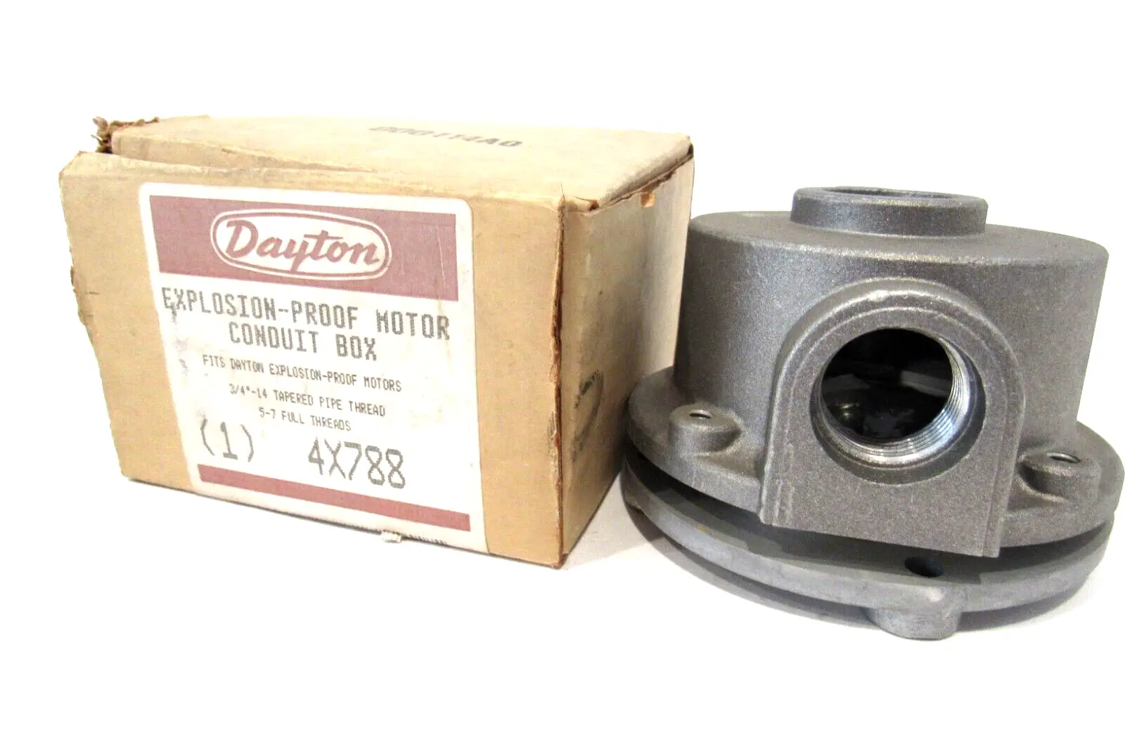 NEW DAYTON 4X788 MOTOR CONDUIT BOX