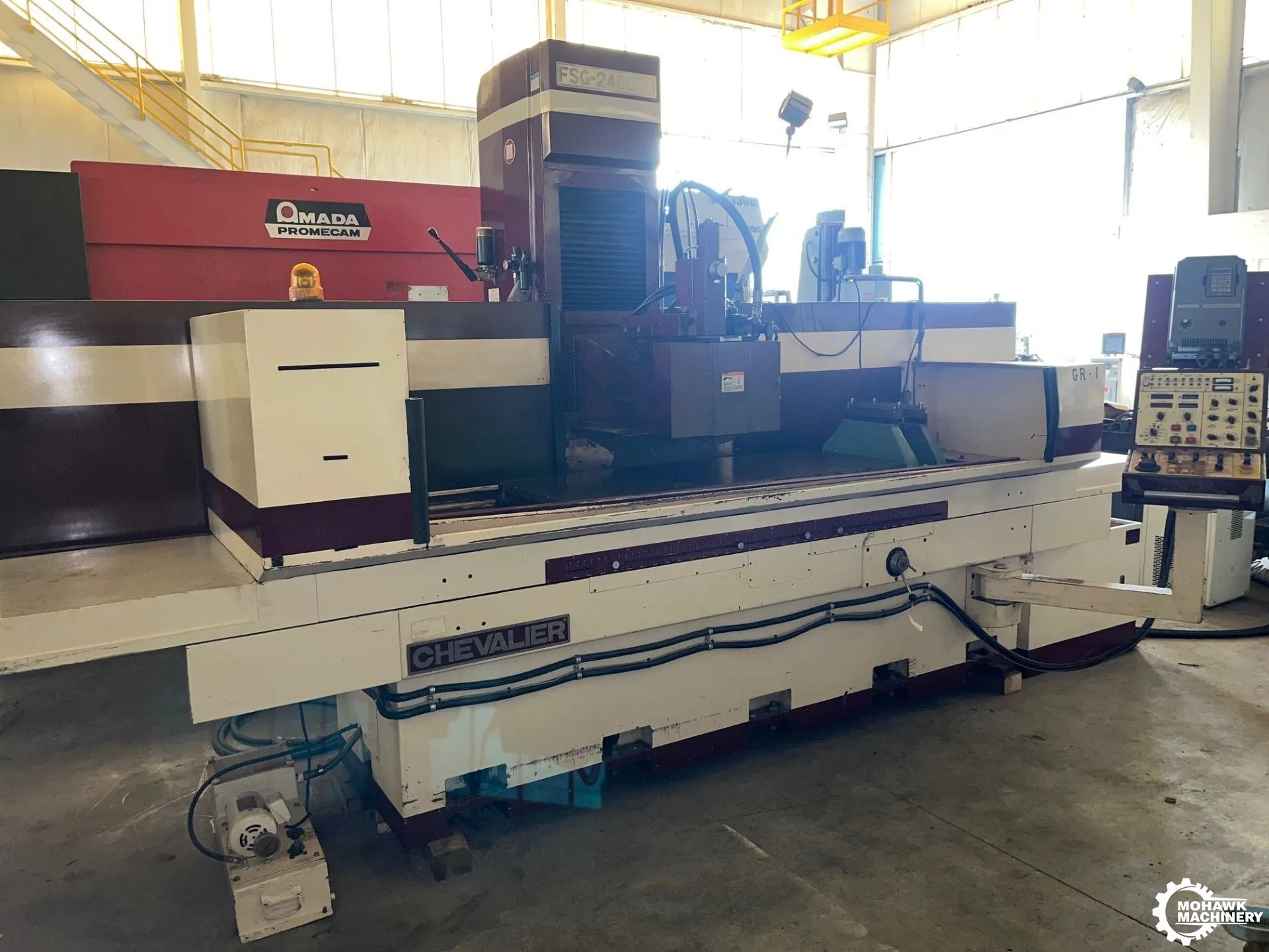 24" x 60" CHEVALIER "FSG-2460TX" COLUMN-TYPE PRECISION AUTOMATIC 3-AXIS HORIZONTAL-SPINDLE SURFACE GRINDER