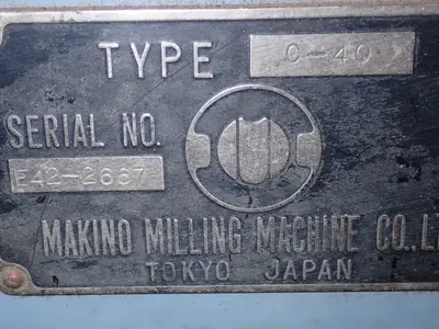 Used MAKINO C40 Tool & Cutter Grinders Ohio US | HGR 24 #1147699
