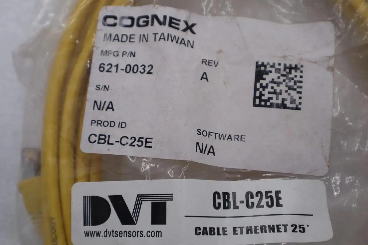 Cognex Power Cable CBL-C25E CABLE ETHERNET 25 FT  STOCK K-3918