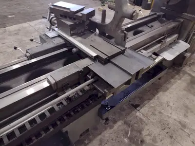 32" X 168" SUMMIT GAP BED ENGINE LATHE. STOCK # 0661425