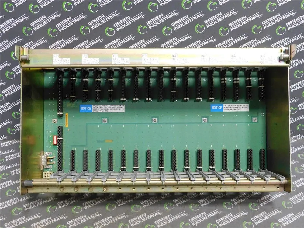 AB 1771-A4B PLC-5 16 Slot I/O Chassis Module Ser B Rev K03 Damaged Rail Used