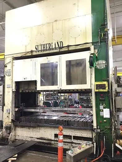 Used 2000 SUTHERLAND SP2-D300-120-60-12 Straight Side Presses Michigan US | Midwest Press and Automation #559604