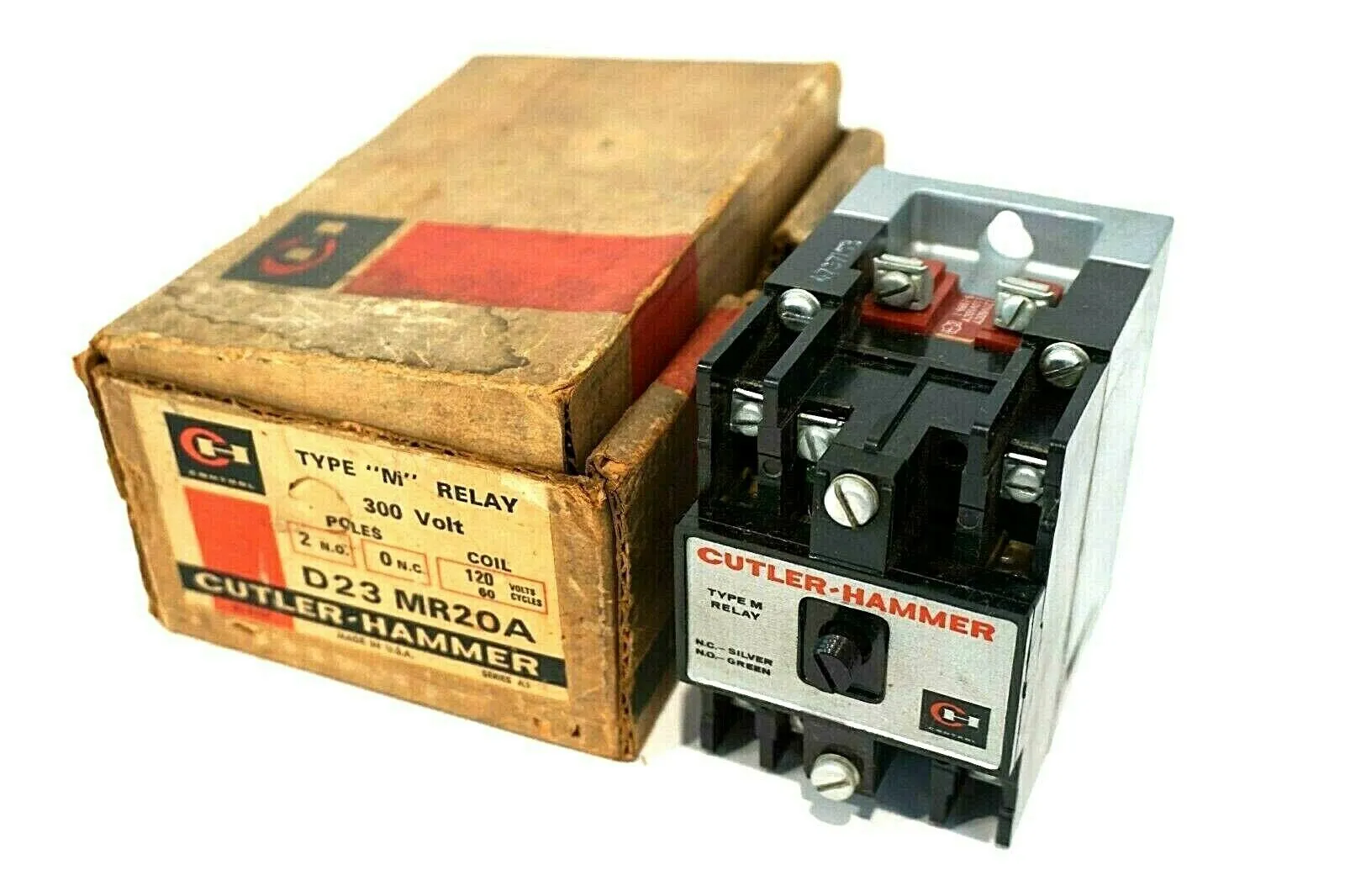 NEW CUTLER HAMMER D23MR20A RELAY TYPE M
