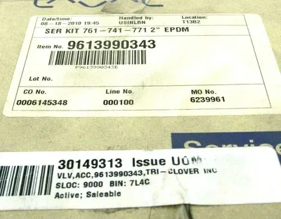 NEW ALFA LAVAL 9613990343 761-741-771 SERVICE KIT 761741771