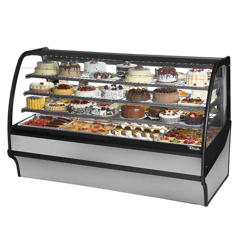 Used True TDM-R-77-GE/GE-S-S Display Refrigerators Illinois US | Falcon Restaurant Supply #1373835