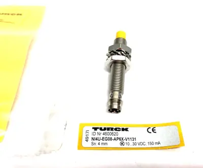 USED TURCK UPROX INDUCTIVE SENSOR NO CONTACT PNP OUTPUT 4600620