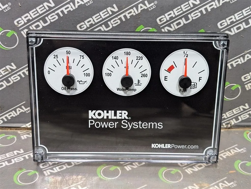 Kohler ECU-630K Redundant Generator Control Panel GM116294 Oil/Water/Fuel New