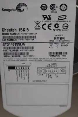NEW OPEN BOX Seagate Cheetah 15K.5 ST3146855LW 146GB 15K Hard Drive STK GF242A 836367003398