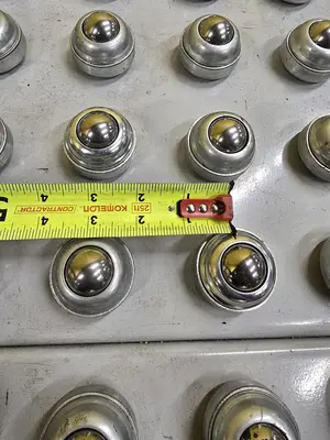 Used HYTROL ROLLER BALL TRANSFER  CONVEYOR Roller Conveyors Wisconsin US | Packer City Sales #1298049