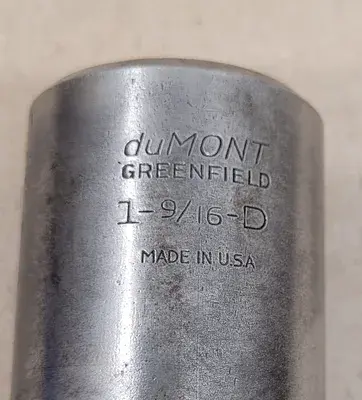 USED DUMONT KEYSEATER BROACH BUSHING