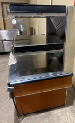 195-0005 Atlantic Food Bars Lighted Hot Food Display Case