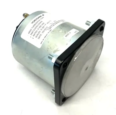 USED YOKOGAWA PANEL METER 0-300VDC NEEDS NEW FRONT PLASTIC SHIELD/FACE