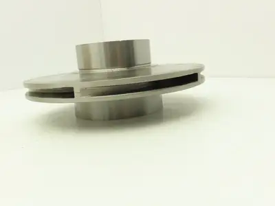 Centrifugal Pump Impeller 60mm Keyed Bore 203mm OD Steel