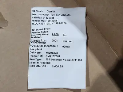NEW CATERPILLAR 109-1258