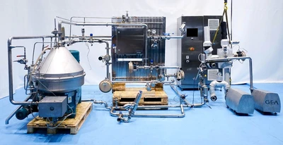 Westfalia GSE 75-06-177 Hydrostop beer clarifier centrifuge, 316SS.