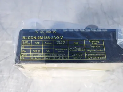 New | in-Stock TURCK BLCDN2M12S2AOV Input / Output Modules Ohio US | HGR 24 #901196