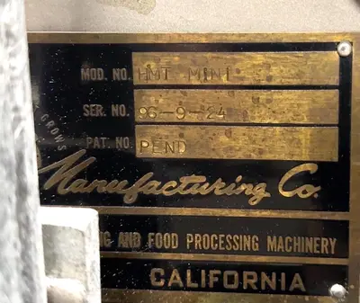 USED ELLIOTT MANUFACTURING / MASSMAN AUTOMATION HMT MINI