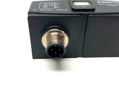 Used FESTO INDUCTIVE SENSORBOX, ANGULAR PNP N/O CONTACT, 3568055 Proximity Sensors | Maverick Industrial Sales #1103870