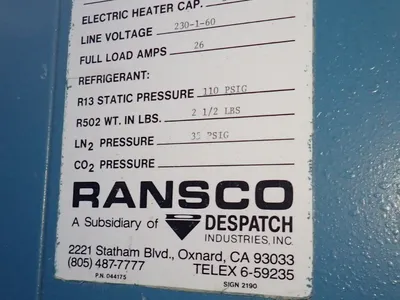 Used RANSCO 16307 Heat Treating Units Ohio US | HGR 24 #729504