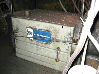 Baker-Perkins S-10 pusher centrifuge, 316L SS.