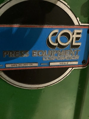 Used COE CPPS-PO-300-24 Coil Straighteners Michigan US | iGAM Industrial Marketplace #1363753