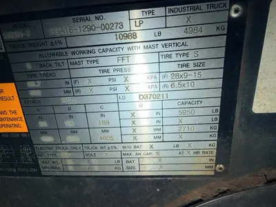 Used DOOSAN G33N7 Material Handling (misc) Ohio US | HGR 24 #1405028