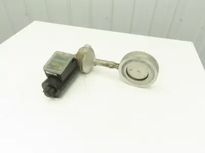 Krom Schroder MB-7NQ3 Butterfly Valve 4" DN100 Wafer Style Solenoid Actuator