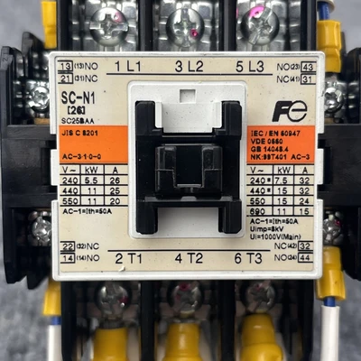 Used Fuji Electric Fuji Electric SC-N1 SC25BAA 30A PLC Contactors California US | Davliegogo LLC #1705322