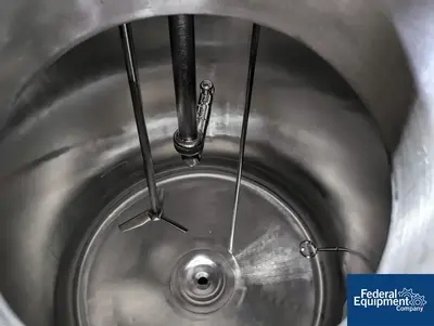 USED Precision 500 Liter Precision Stainless 316L Stainless Steel Jacketed Mixing Tank