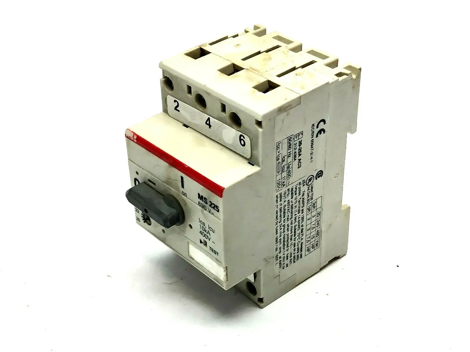 MS 225 | ABB  Manual Motor Starter 690V 50/60Hz 3ph - Used