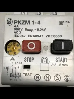 USED MOELLER PKZM1-4 10-16