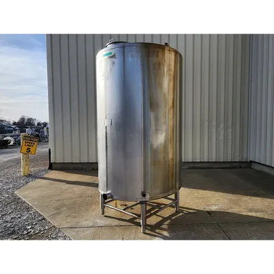 Used 1,000 Gallon Cherry-Berrell Stainless Steel Liquid Process Tank