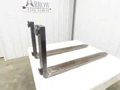 Cascade 1870686 4.75x42" Class 2 Steel Forklift Forks 16" Carriage 1-Pair READ