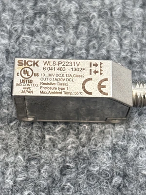 Used SICK WL8G-P2231 Photoelectric Sensors California US | Davliegogo LLC #1707617