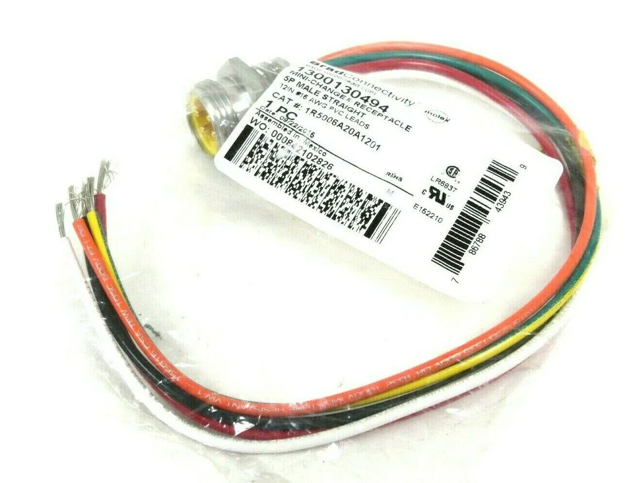 NEW MOLEX WOODHEAD 1R5006A20A1201 MINI CHANGE RECEPTACLE 1300130494