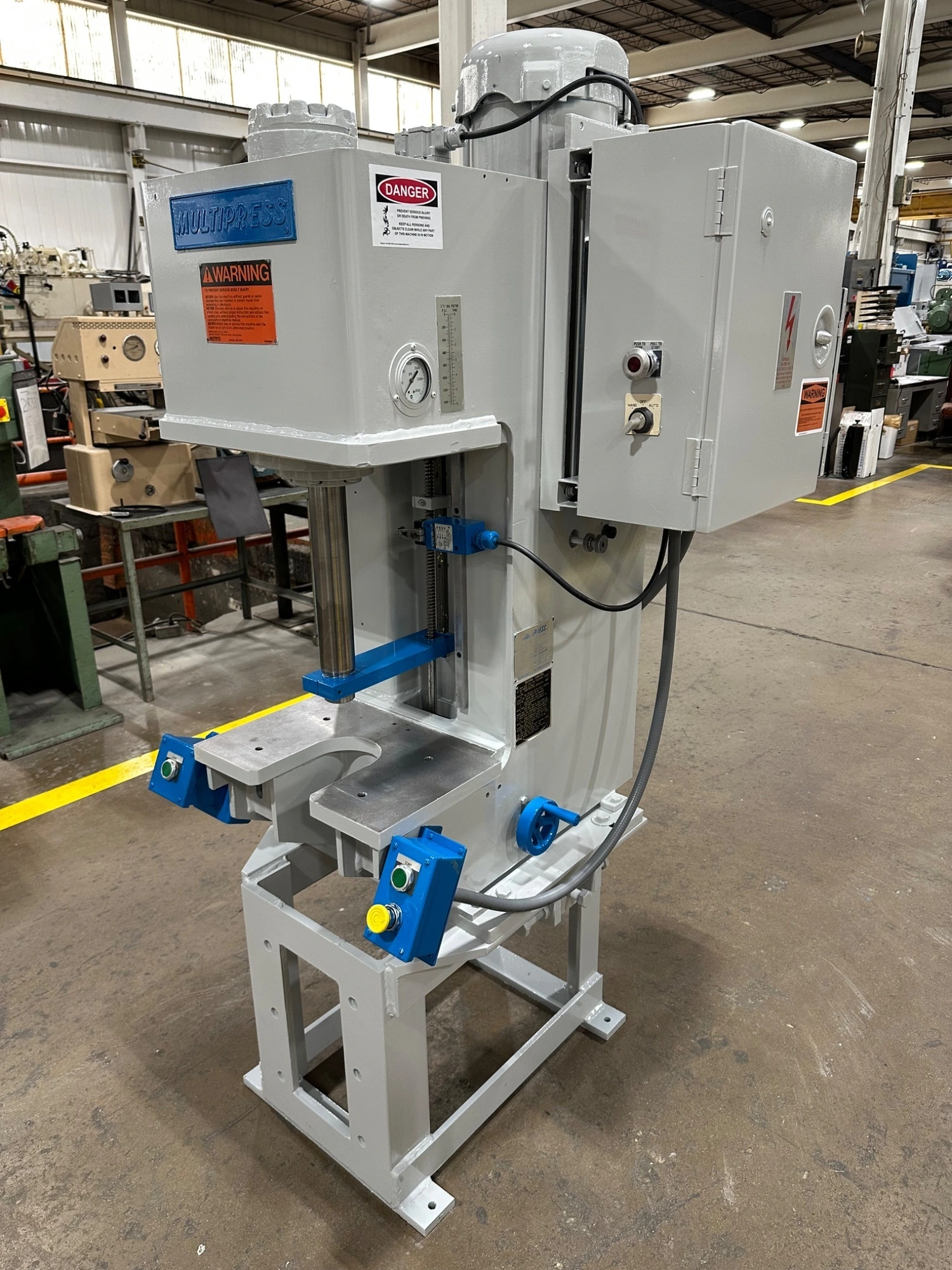 Used 6 Ton Multipress WR65 Hydraulic C Frame Press