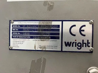 USED 2009 WRIGHT PPM VF ADVANCE