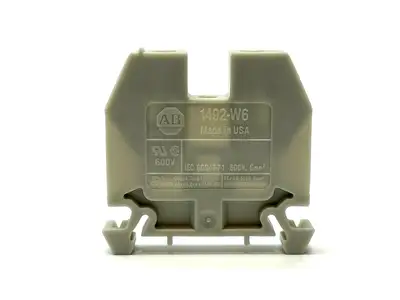 1492-W6 | Allen Bradley  Terminal Blocks Gray LOT OF 10 - New – Open box