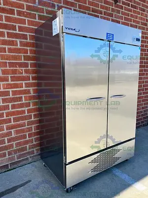 USED VWR GTVWG49FSSA STAINLESS STEEL DOUBLE DOOR FREEZER - 25°C 49 CU, FT.