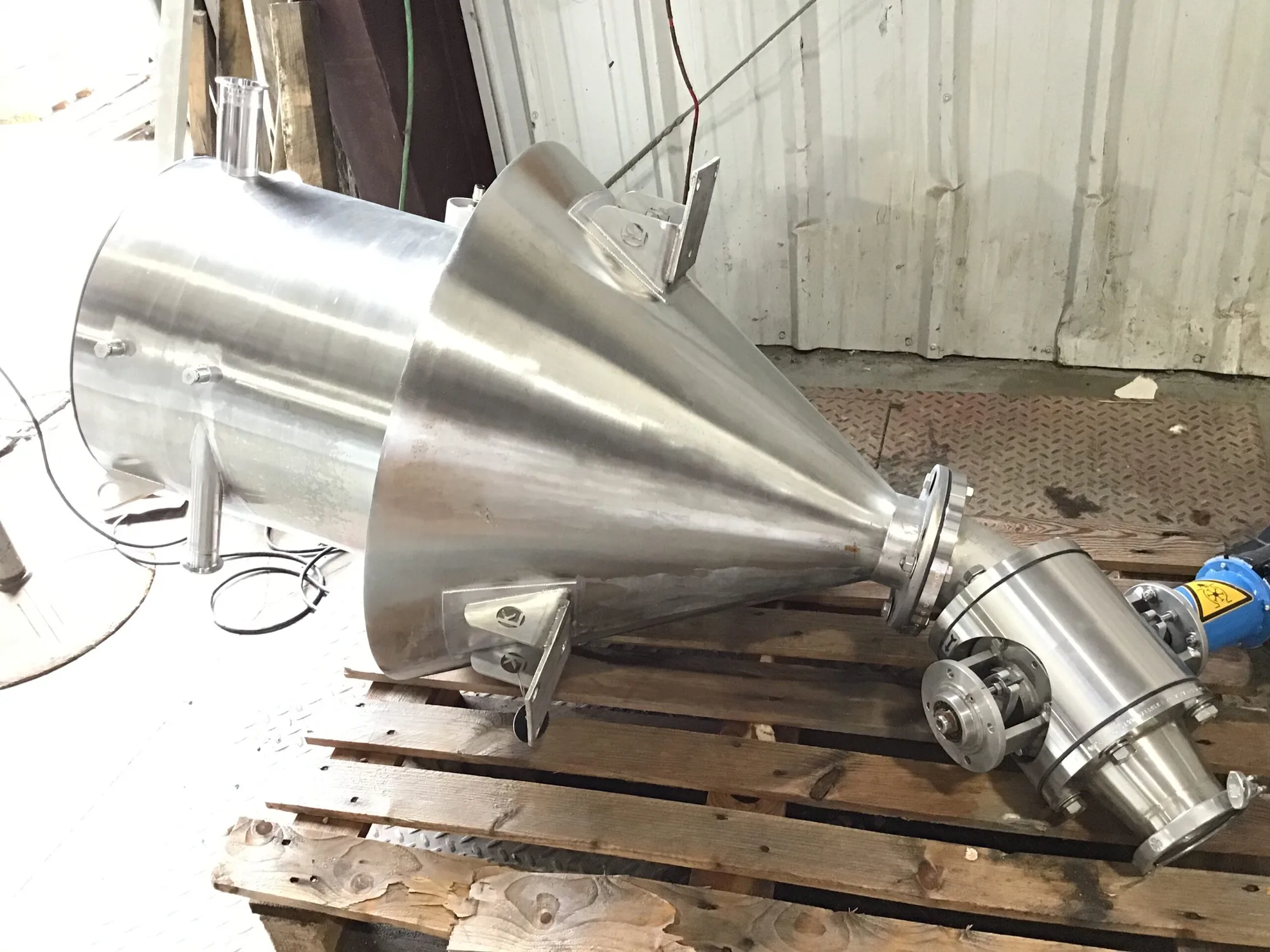 Stainless Steel Conical Screw Mixer with Nord Geared Motor