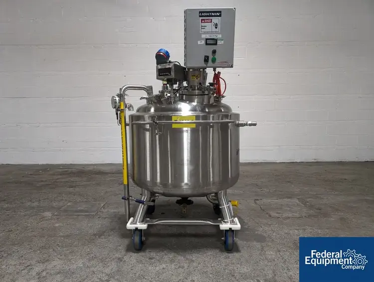 Used Precision 250 Liter Precision Stainless Reactor, 316L S/S, 45/100# Reactors Ohio US | Federal Equipment Company #129522