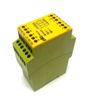 USED PILZ STANDALONE SAFETY RELAY 1/2-CHAN PNOZ X3 24VAC 24VDC 3N/O 1N/C 1S